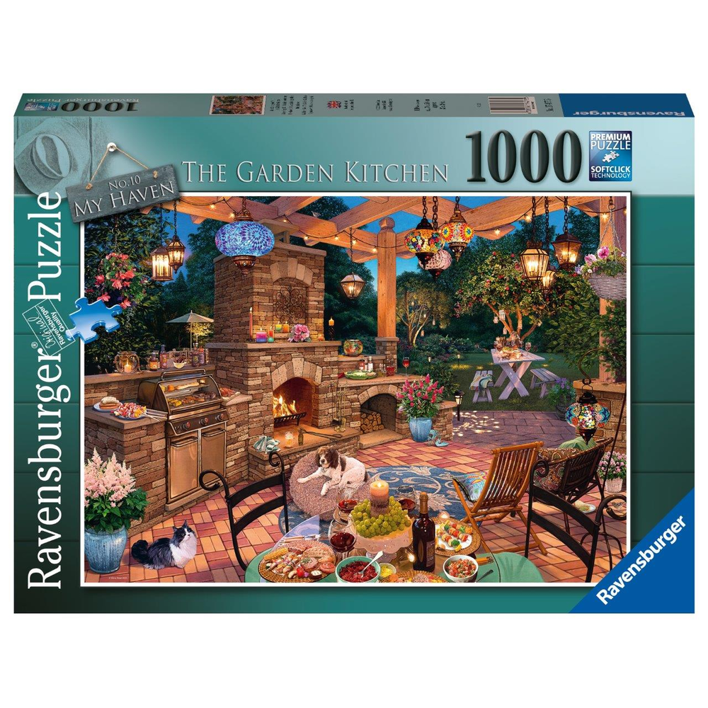 NEW Ravensburger My Haven No. 9 The Tea House sale 1000 Pc Puzzle