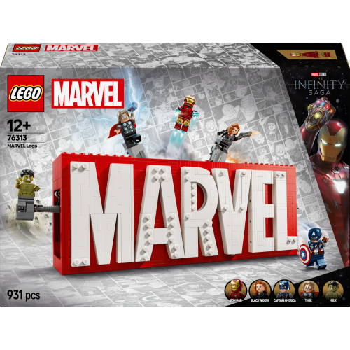 MARVEL Logo & Minifigures