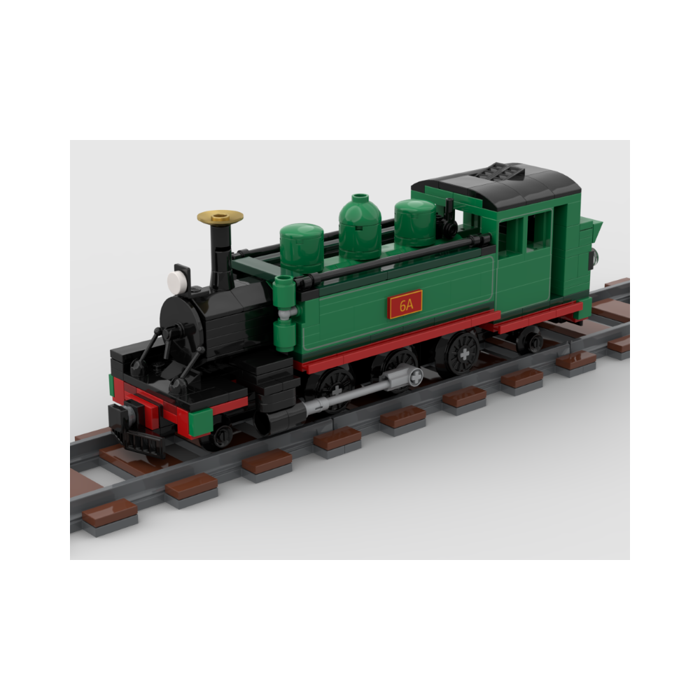 custom lego steam train