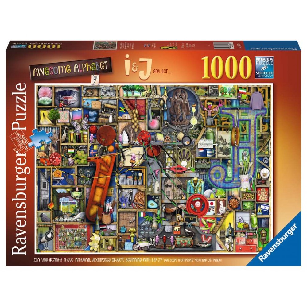 Awesome Alphabet I J Ravensburger 1000pc Jigsaw